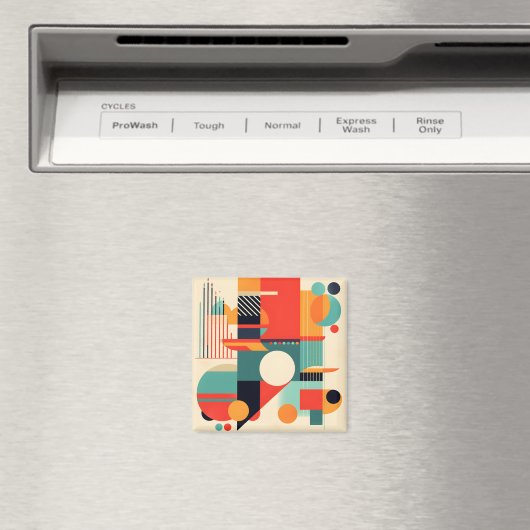 モダントレンディーミニマル幾何学模様 マグネット (インサイチュ (食洗機))