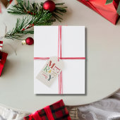 モダントレンディーメリーと明るいミニマルカラフルリスト ギフトタグ