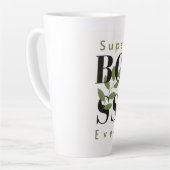 モダントレンディーラテマグのギフト最高のボス カフェラテマグ (左アングル)