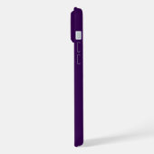 モダントレンディーレースストライプモノグラムの iPhoneケース (左側面)