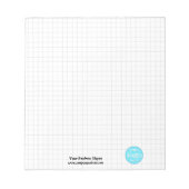 モダントレンディー会社ロゴオフィス ノートパッド (正面)