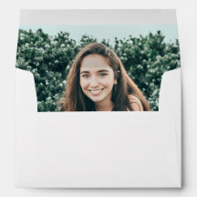 モダントレンディー写真の並びプリアドレス封筒