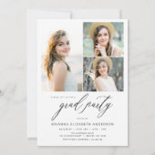 モダントレンディー写真卒業会 招待状 (裏面)