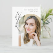 モダントレンディー写真卒業会 招待状 (スタンド正面)