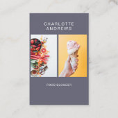 モダントレンディー写真名刺 名刺 (正面)