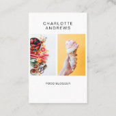 モダントレンディー写真名刺 名刺 (正面)