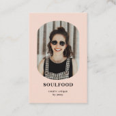 モダントレンディー写真名刺 名刺 (正面)