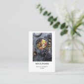 モダントレンディー写真名刺 名刺 (スタンド正面)