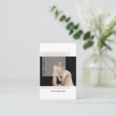 モダントレンディー写真名刺 名刺 (スタンド正面)