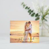 モダントレンディー写結婚した得真 ポストカード (スタンド正面)