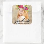 モダントレンディー卒業写真の発表 スクエアシール (バッグ)