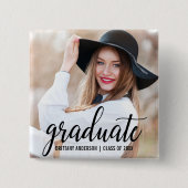 モダントレンディー卒業写真の発表 缶バッジ (正面)