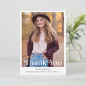 モダントレンディー卒業写真 サンキューカード (スタンド正面)
