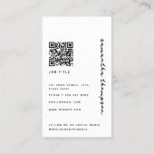 モダントレンディー台本プロフェッショナル撮影 名刺 (裏面)