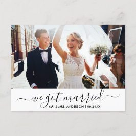 モダントレンディー台本We写真得結婚した ポストカード