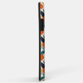 モダントレンディー名門私立校風のシックアプリコットと葉 Case-Mate iPhoneケース (裏面/右)