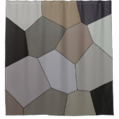 モダントレンディー地調模様 シャワーカーテン (正面)