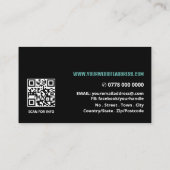 モダントレンディー政治運動家 名刺 (裏面)