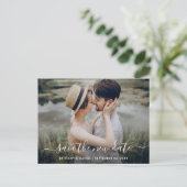 モダントレンディー救の新しい日付写真 ポストカード (スタンド正面)