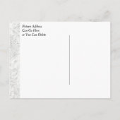 モダントレンディー日付の保存 案内ポストカード (裏面)