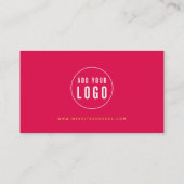 モダントレンディー書道ピンク《写真》ぼけ味灯 ロイヤリティカード (裏面)