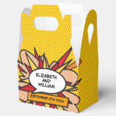 モダントレンディー漫画ブック結婚式の引き出物ボックス フェイバーボックス (オープン)