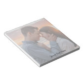 モダントレンディー独自の写真と文字を作成 ノートパッド (アングル)