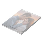 モダントレンディー独自の写真と文字を作成 ノートパッド (回転)