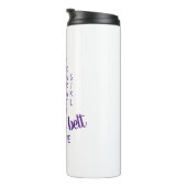 モダントレンディー空手シルエッガーリートピンク武術 タンブラー (回転右)