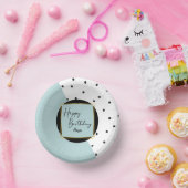 モダントレンディー紙吹雪ドット誕生日 ペーパーボウル (パーティー)