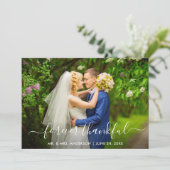 モダントレンディー脚本が永遠に感謝結婚の サンキューカード (スタンド正面)