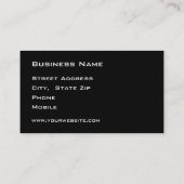 モダントレンディー色変更名刺 名刺 (裏面)