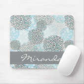モダントレンディー花パーソナライズされた柄 マウスパッド (マウス)