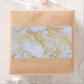 モダントレンディー金ゴールドグリッター大理石 ラベル (インサイチュ)