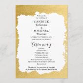 モダントレンディー金ゴールドフレ結婚ーム プログラム (正面)