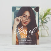 モダントレンディー2025年写真卒業 案内状 (スタンド正面)