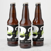 モダントレンディー21歳の誕生日パーティー ビールラベル (ボトル)