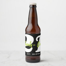 モダントレンディー21歳の誕生日パーティー ビールラベル