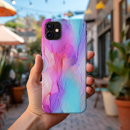 モダントレンディー3D油絵を描パステルNo. 1014 iPhone 13 Pro Maxケース