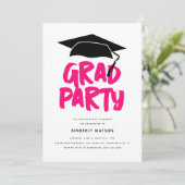 モダントレンディーGRADパーティー卒業 招待状 (スタンド正面)