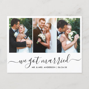 モダントレンディーScript We得結婚した3写真 ポストカード