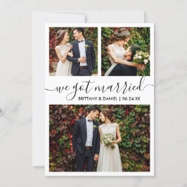 モダントレンディーScript We得結婚した3写真 案内状