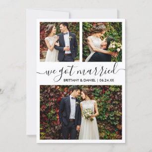 モダントレンディーScript We得結婚した3写真 案内状