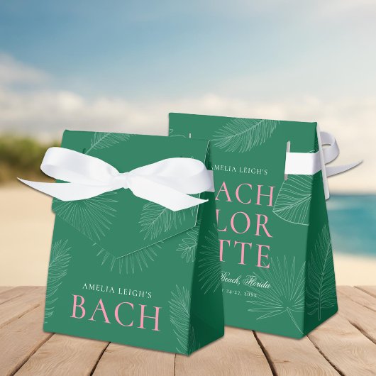 モダントロピカラフルックのパ離れームバチェロレッテ フェイバーボックス