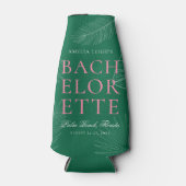 モダントロピカラフルックのパ離れームバチェロレッテ ボトルクーラー (正面)