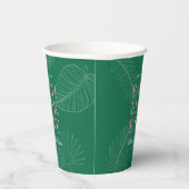 モダントロピカラフルックのパ離れームバチェロレッテ 紙コップ (右)