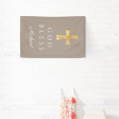 モダントープ宗教十字神祝福 横断幕 (インサイチュ)