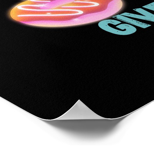 モダンドヌー与えやる気を起こさせる引用文 ポスター (角)