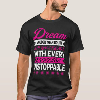 モダンドリームタイポグラフィ Tシャツ