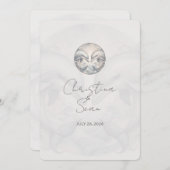 モダンドルフィ結婚ニュートラル 招待状 (正面/裏面)